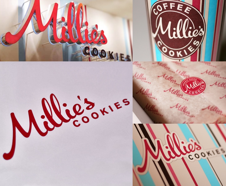 Millie's Cookies Brand Identity