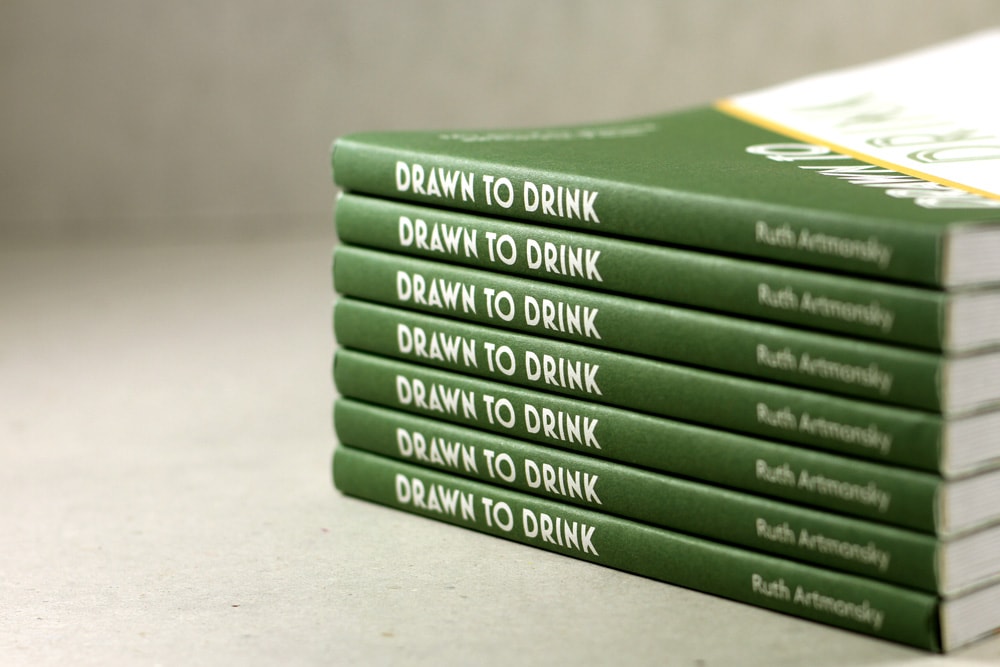 Drawn to Drink, Ruth Artmonsky, Book Design