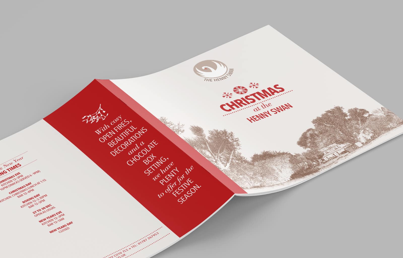 Henny Swan Christmas Brochure Cover